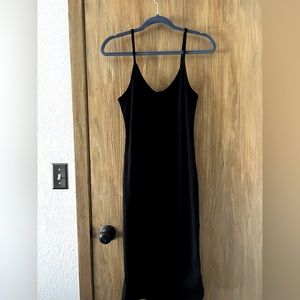 Target - Wild Fable Black Back Slit Dress